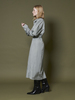 Maison De Ines Tie Wrap Shirts Dress - Khaki Gray - Thumbnail 3