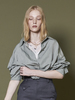 Maison De Ines Relaxed Oversized Shirt - Khaki Gray - Thumbnail 2