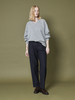 Maison De Ines Pocket Button Slacks - Navy - Thumbnail 5
