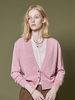Maison De Ines Layered V-neck Cardigan - Pink - Thumbnail 1