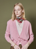 Maison De Ines Layered V-neck Cardigan - Pink - Thumbnail 6
