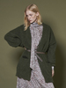 Maison De Ines Mohair Oversized Cardigan - Khaki - Thumbnail 1