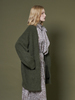 Maison De Ines Mohair Oversized Cardigan - Khaki - Thumbnail 6