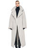 Norma Kamali Long Sleeping Bag Coat - Dove - Thumbnail 1