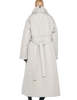 Norma Kamali Long Sleeping Bag Coat - Dove - Thumbnail 2
