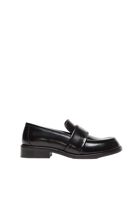 フラットシューズ Acne Studios Brown Brushed Nylon Loafers Acne Studios: Brown Nylon Loafers | SSENSE