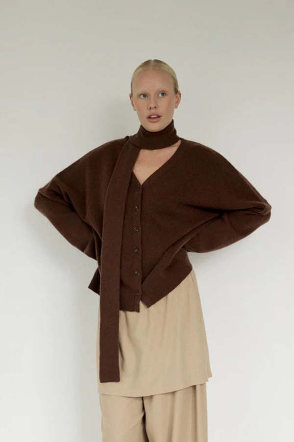 Sophia Cardigan Espresso