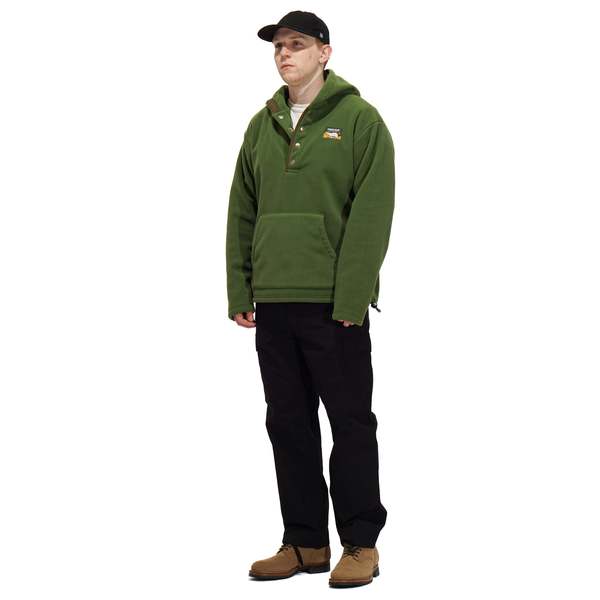 Human Made Fleece Hoodie - Green | Garmentory