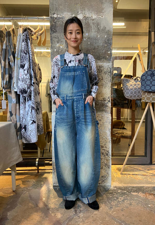 ミナペルホネン pathランドリー 七分袖ワンピース ミナペルホネン