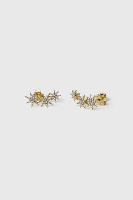 Gabriela Artigas Asymmetric Full Aura Earring - 14k gold