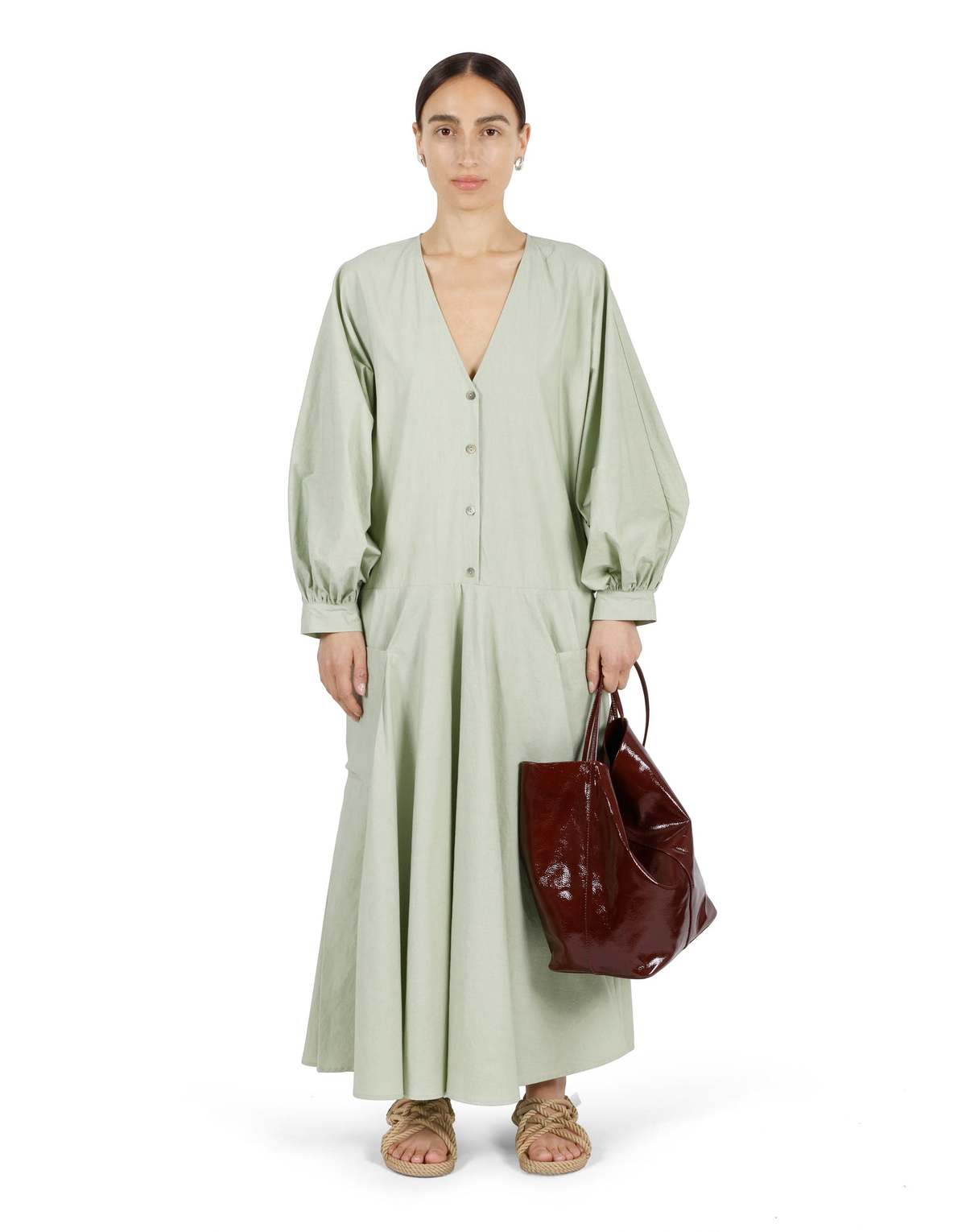 Raiment Pleated Drop Hem Dress main image 1