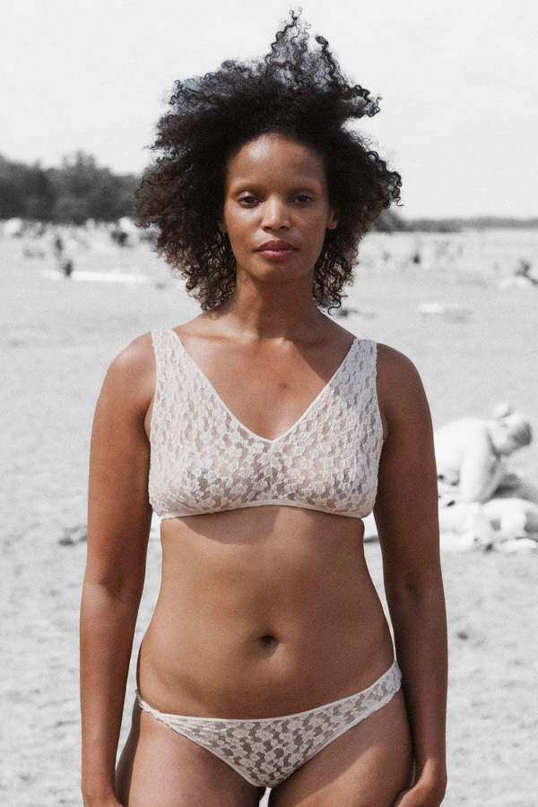 Baserange Crescent Bra - Undyed | Garmentory