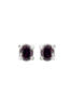 SUNDAY STEPHENS Amethyst Charmer Earrings - Silver - Thumbnail 1