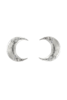 SUNDAY STEPHENS Crescent Moon Earrings - Silver - Thumbnail 1