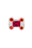 SUNDAY STEPHENS Double Date Ring - Pink/Silver - Thumbnail 1