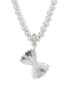 SUNDAY STEPHENS Farfalle Pasta Necklace - Silver - Thumbnail 1