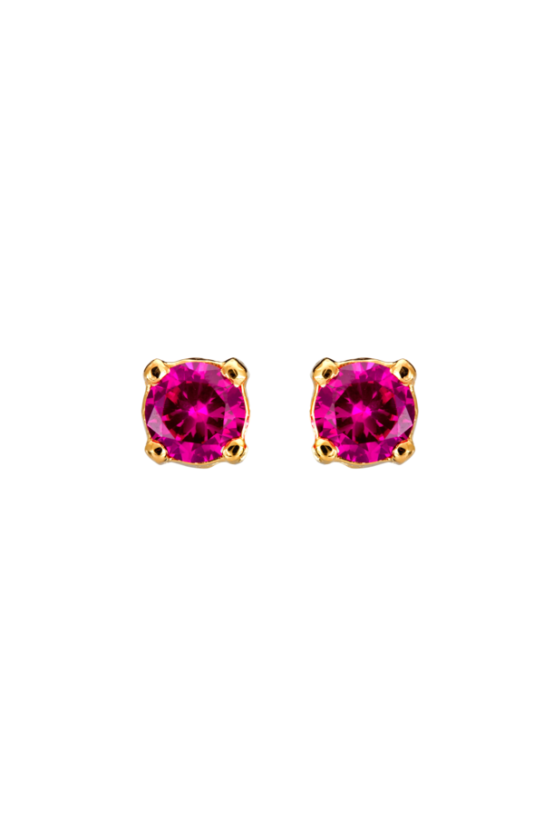 SUNDAY STEPHENS Charmer Earrings - Pink/Gold