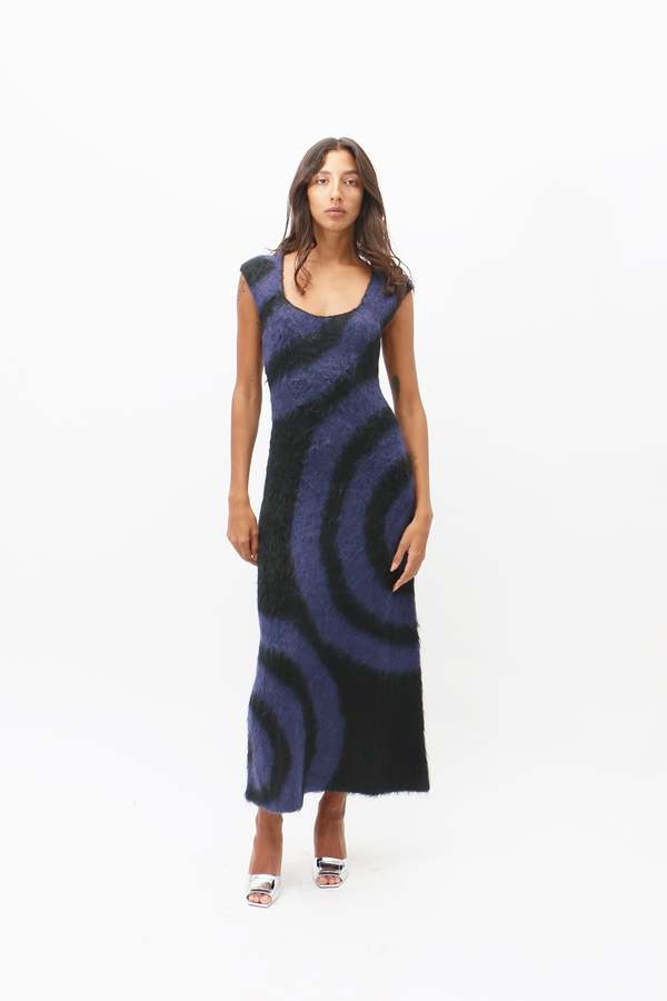 Mozhdeh Matin Brushed Circle Dress | Garmentory