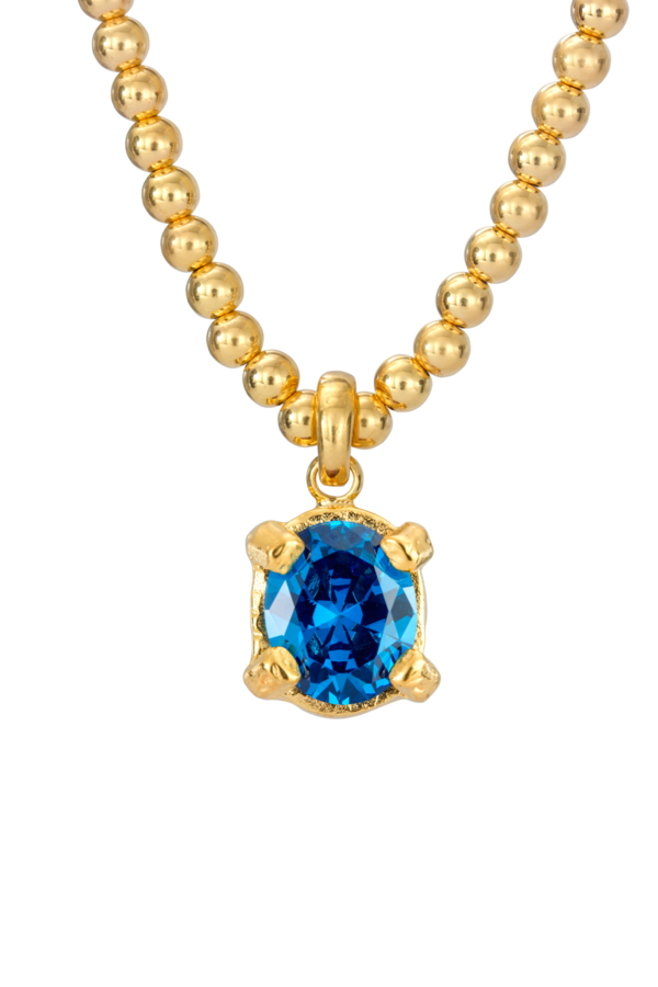 SUNDAY STEPHENS Charmer Necklace - Blue