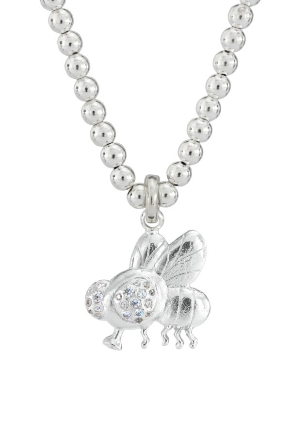 Sunday Stephens Fly Necklace - Silver