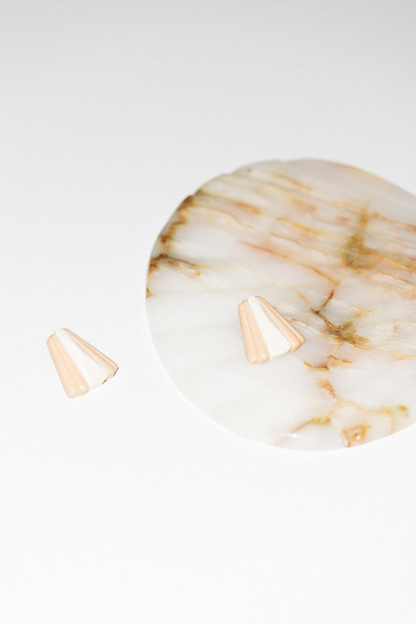 Vintage Earrings - Light Pink Vintage Earrings - Light Pink