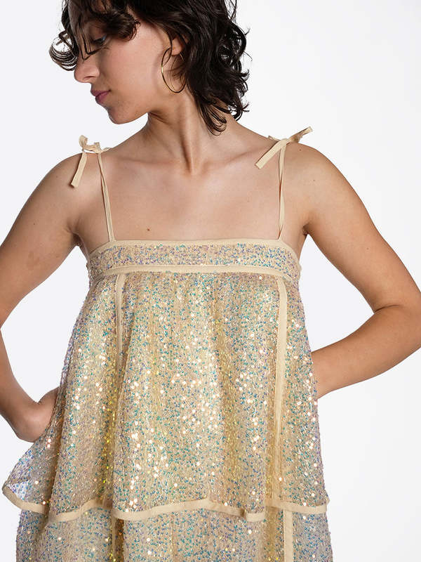 stella nova sequin dress Stella Nova Sequins Mini Dress
