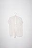 Vintage Pleated Button Up - White  - Thumbnail 1