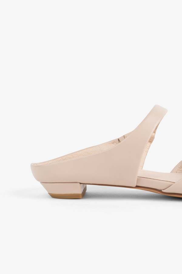 "INTENTIONALLY __________." LOURDES SLIP ON MULE - CLAY/BLACK/CREAM