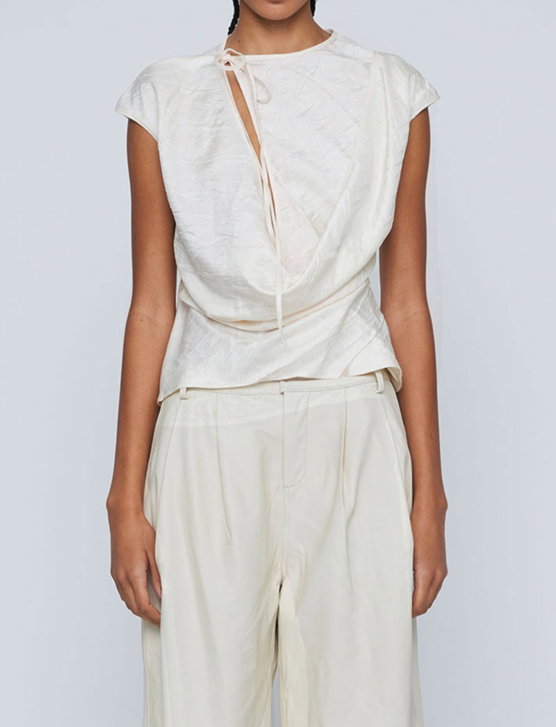 Wynn Hamlyn Maeve Top - Ivory Wynn Hamlyn Maeve Top - Ivory