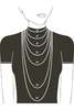 Alexa Leigh 1MM Diamond Cut Ball Chain Necklace - Gold - Thumbnail 6