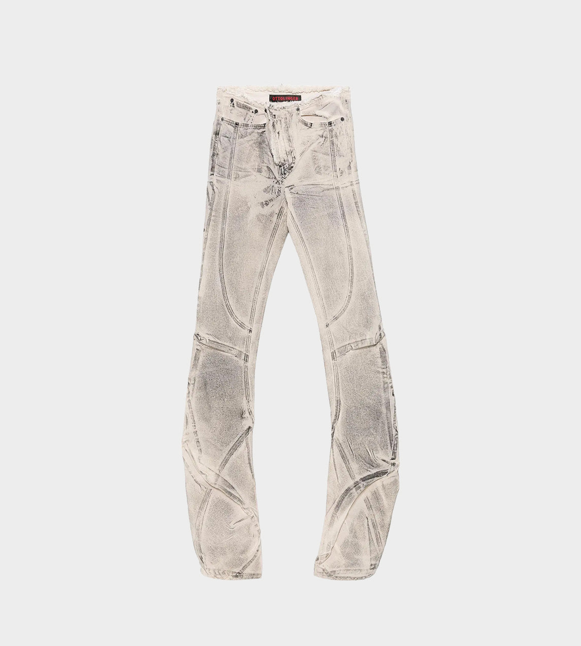 【正規店出品】OTTOLINGER RAW-EDGE DRAPE DENIM PANTS Ottolinger Raw edge Drape Denim Pants | Garmentory