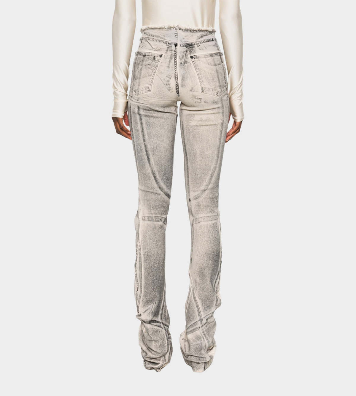 【正規店出品】OTTOLINGER RAW-EDGE DRAPE DENIM PANTS Ottolinger Raw-edge Drape Denim Pants | italist