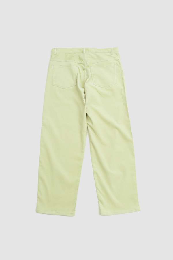 Auralee Finx Corduroy Pants - Lime Green | Garmentory