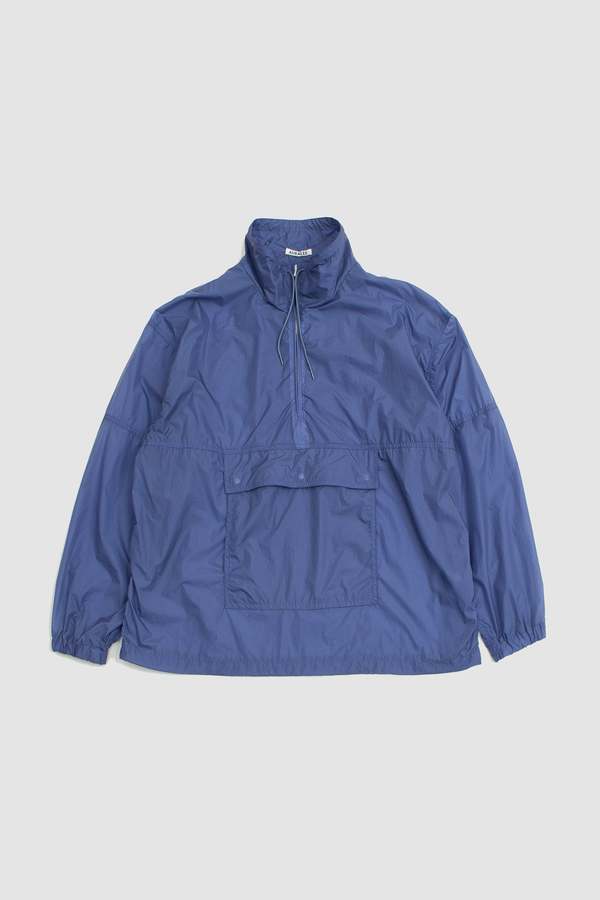 Auralee Washed Super Light Airy Nylon Anorak - Light Purple