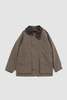 Auralee Wool Cavarly Twill Laminate Hunting Blouson - Olive Brown - Thumbnail 2