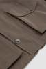 Auralee Wool Cavarly Twill Laminate Hunting Blouson - Olive Brown - Thumbnail 4