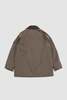 Auralee Wool Cavarly Twill Laminate Hunting Blouson - Olive Brown - Thumbnail 5