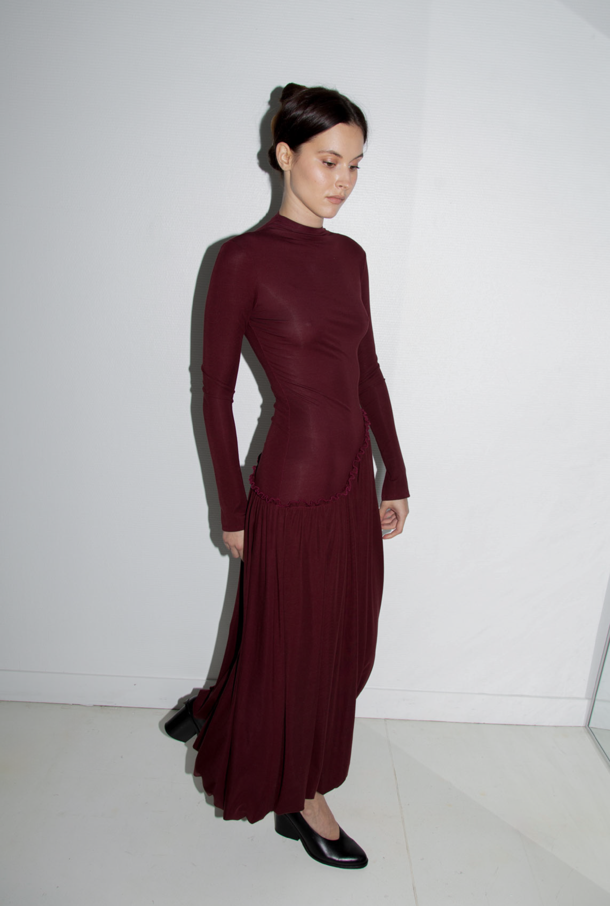 SAEMDI Asymmetric Hip Dress - Image 2 of 4