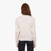 Autumn Cashmere Puff Sleeve Crew Top - Chalk - Thumbnail 2