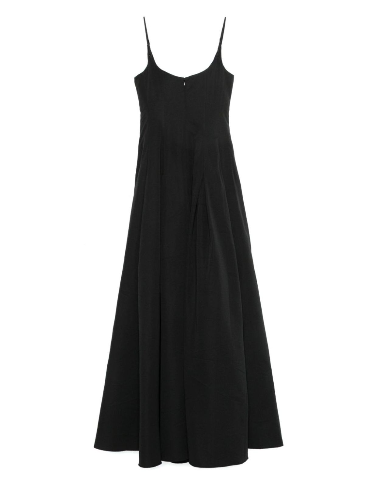 staud joy maxi dress Joy cotton-blend faille maxi dress - red
