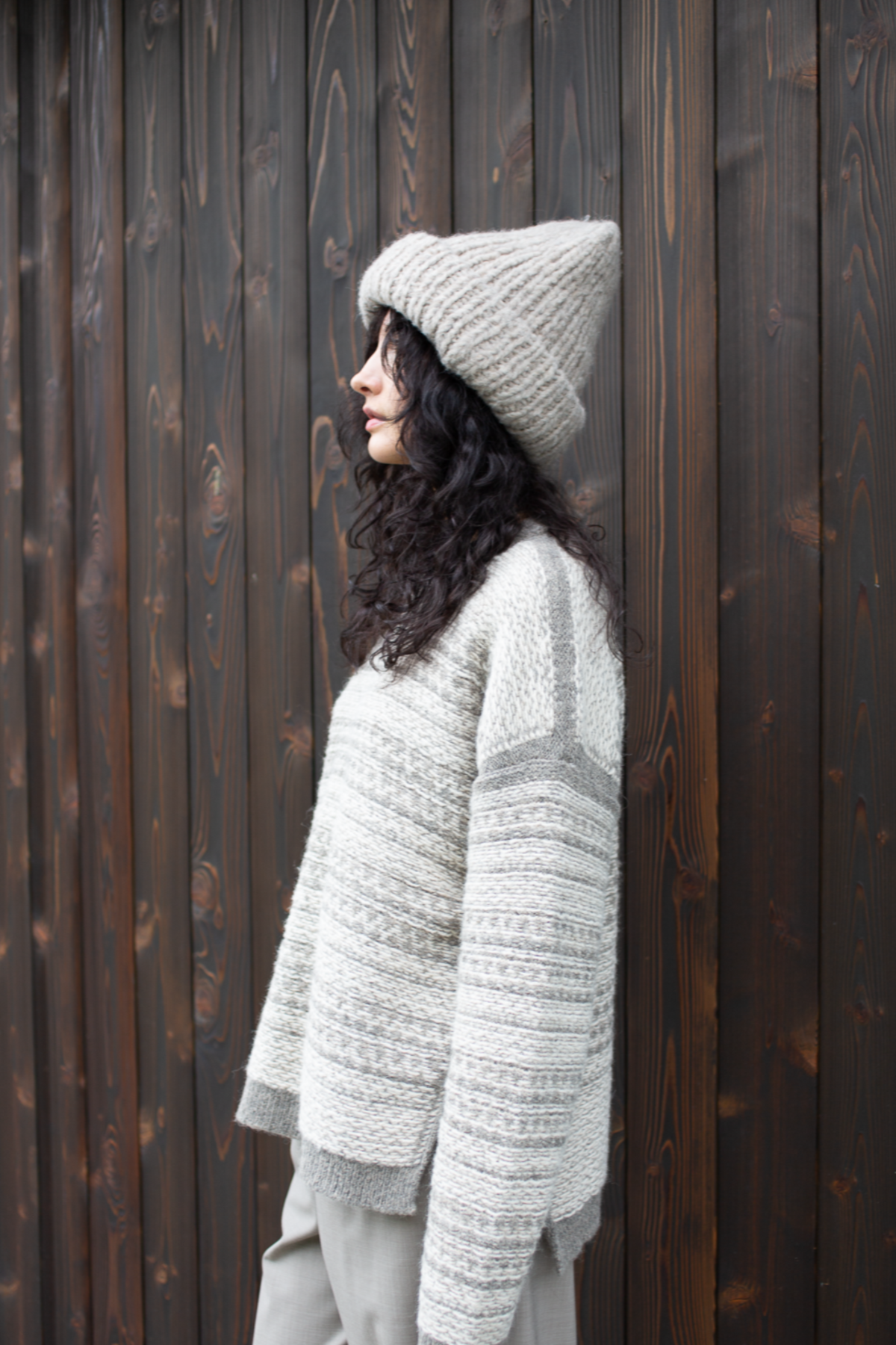 【SALE】laurenmanoogian⭐︎BEANIE Lauren Manoogian Beige Chunky Beanie | Garmentory