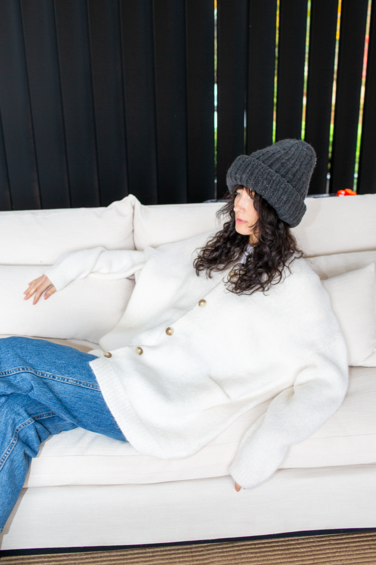 Lauren Manoogian Handknit Big Hat - Ink | Garmentory