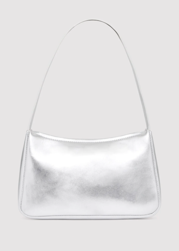 St. Agni 90s Petit Shoulder Bag - Silver | Garmentory