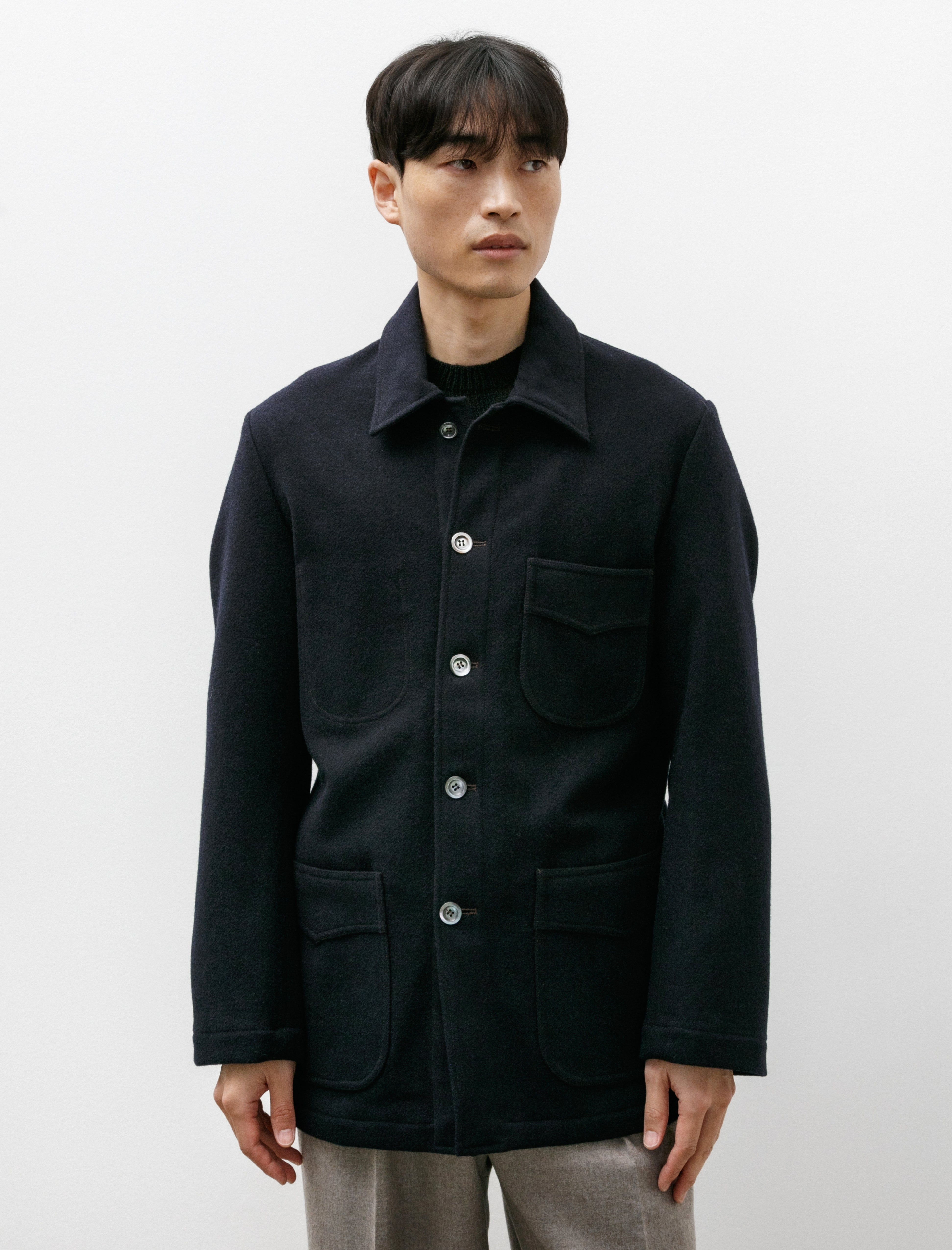 LEJ Cat Posh Plage Coat - Navy | Garmentory