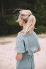 Linenfox Mimosa Linen Dress - Sea Green - Thumbnail 3