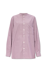 BIRKENSTOCK × TEKLA SLEEPING SHIRT - Mauve Stripes - Thumbnail 2