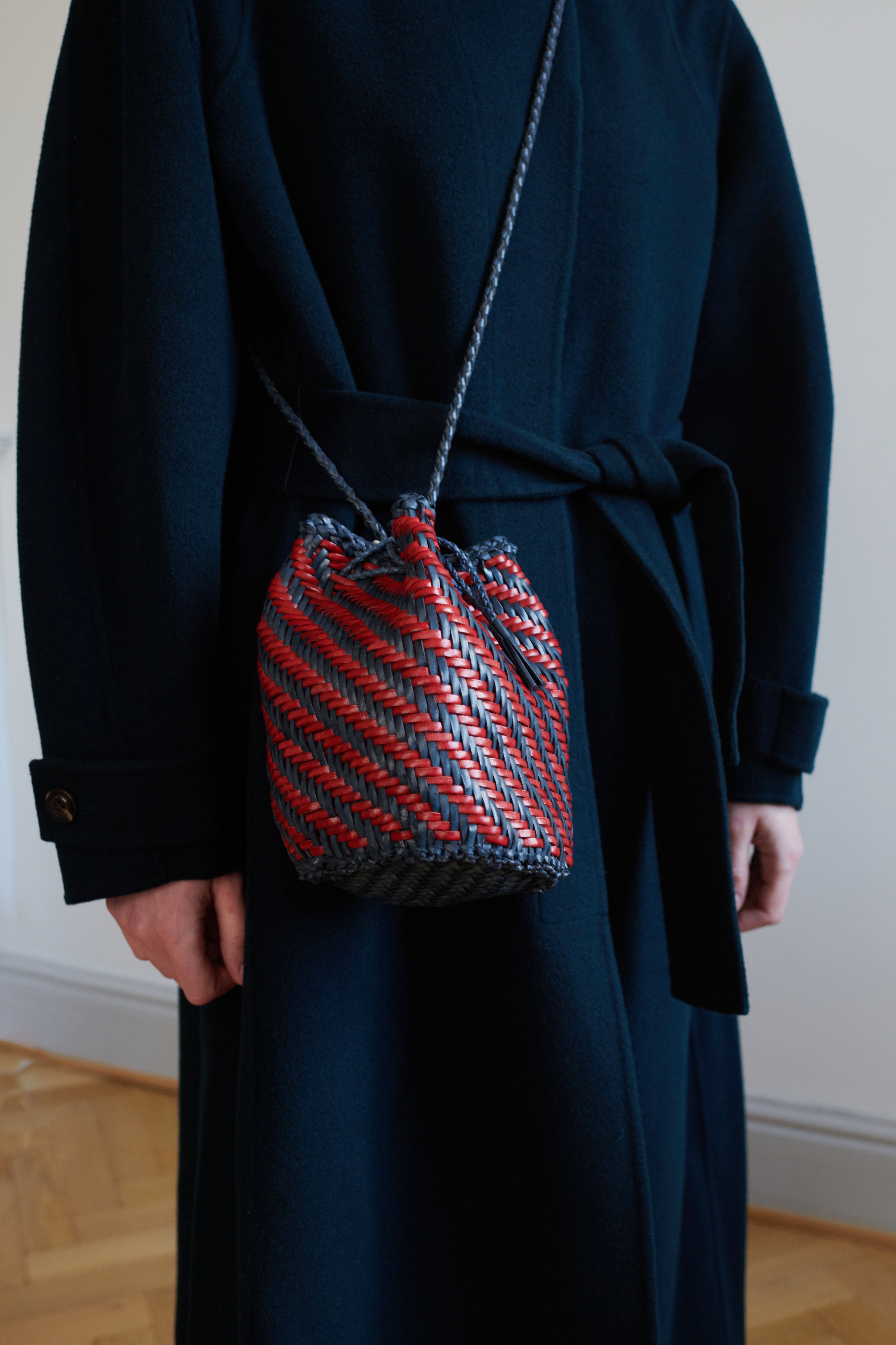 Dragon Diffusion Pompom Double Jump Bag - Marine/Red | Garmentory