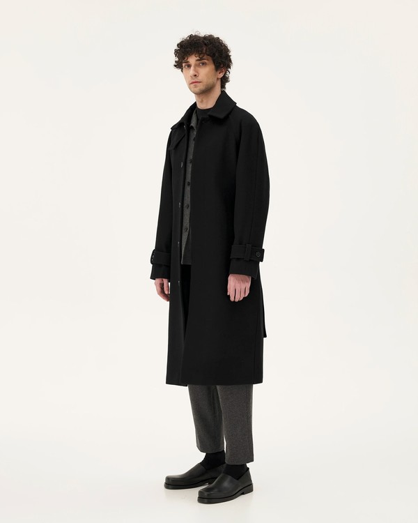 Noyoco Verlaine Wool Coat - Black | Garmentory