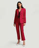 Argent Two Button Blazer - Carmine - Thumbnail 7
