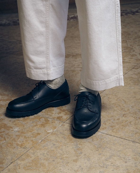 Kleman Frodan laced leather derbies Shoes - Black | Garmentory